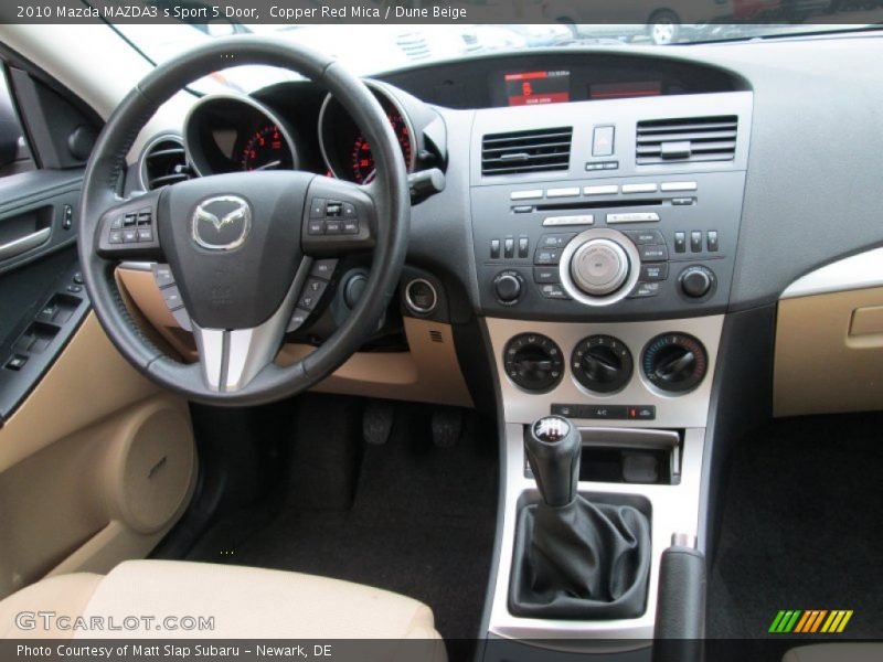 Copper Red Mica / Dune Beige 2010 Mazda MAZDA3 s Sport 5 Door
