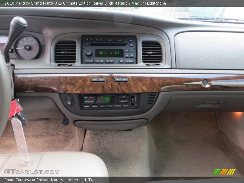 Silver Birch Metallic / Medium Light Stone 2010 Mercury Grand Marquis LS Ultimate Edition