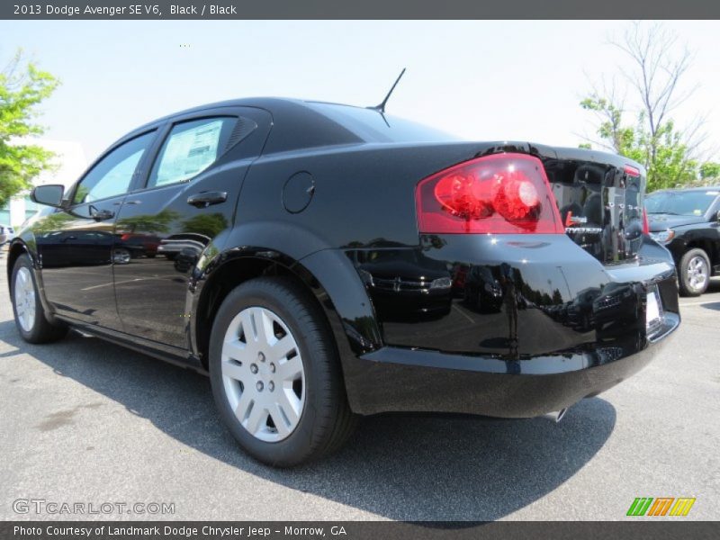 Black / Black 2013 Dodge Avenger SE V6