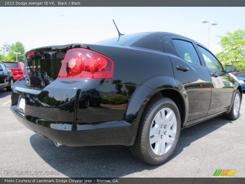 Black / Black 2013 Dodge Avenger SE V6