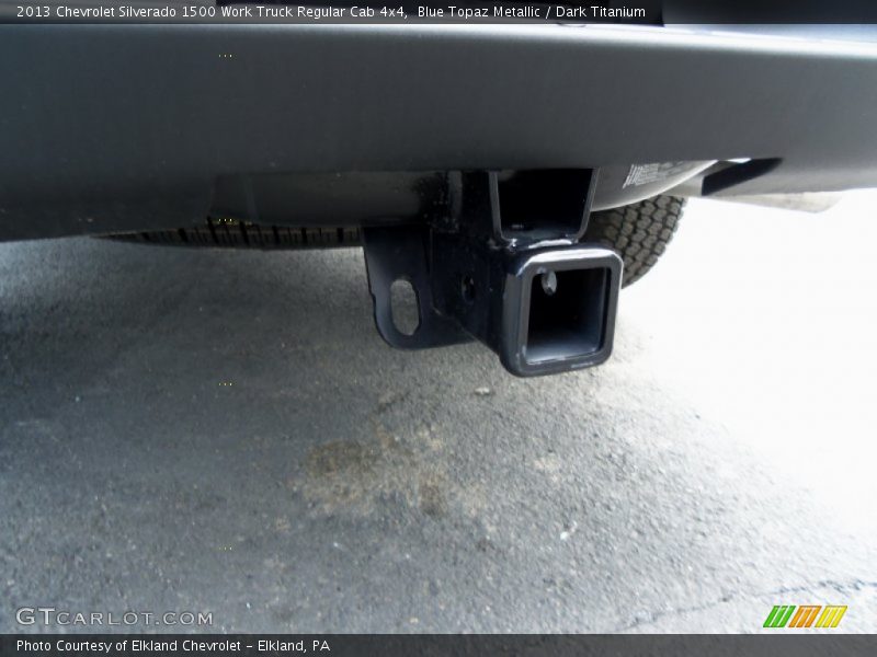 Blue Topaz Metallic / Dark Titanium 2013 Chevrolet Silverado 1500 Work Truck Regular Cab 4x4