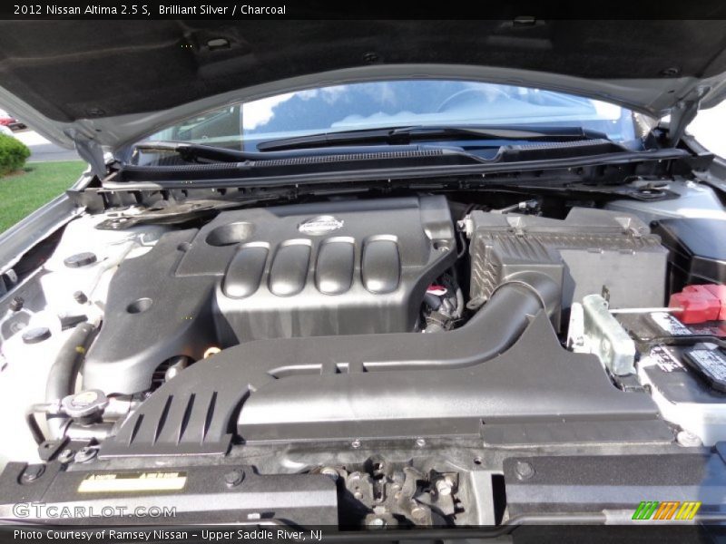 Brilliant Silver / Charcoal 2012 Nissan Altima 2.5 S