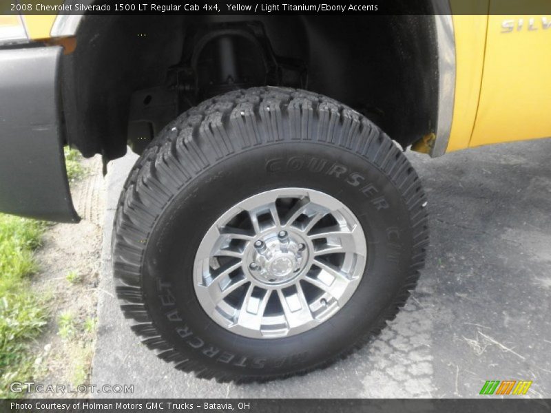 Yellow / Light Titanium/Ebony Accents 2008 Chevrolet Silverado 1500 LT Regular Cab 4x4