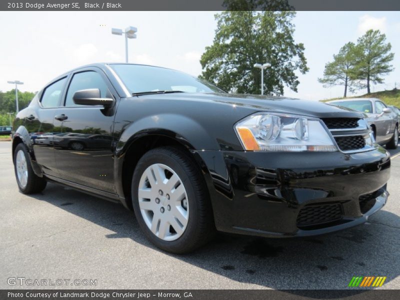Black / Black 2013 Dodge Avenger SE