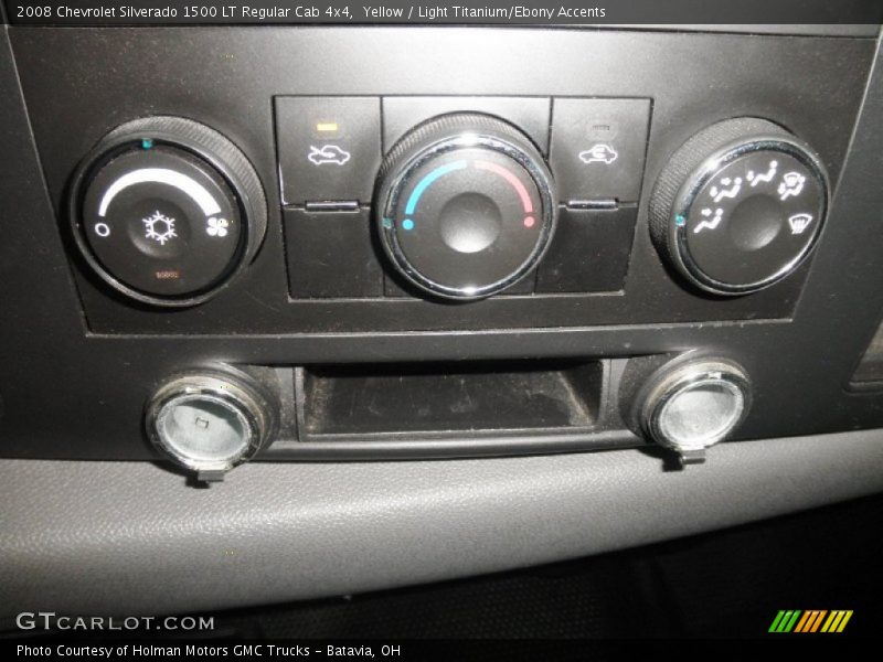 Yellow / Light Titanium/Ebony Accents 2008 Chevrolet Silverado 1500 LT Regular Cab 4x4