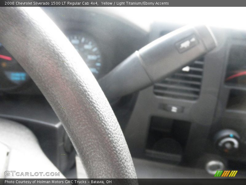 Yellow / Light Titanium/Ebony Accents 2008 Chevrolet Silverado 1500 LT Regular Cab 4x4