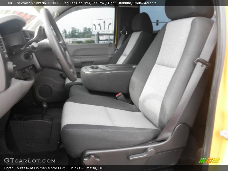 Yellow / Light Titanium/Ebony Accents 2008 Chevrolet Silverado 1500 LT Regular Cab 4x4