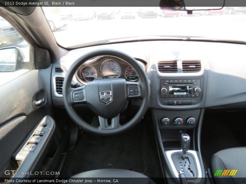 Black / Black 2013 Dodge Avenger SE