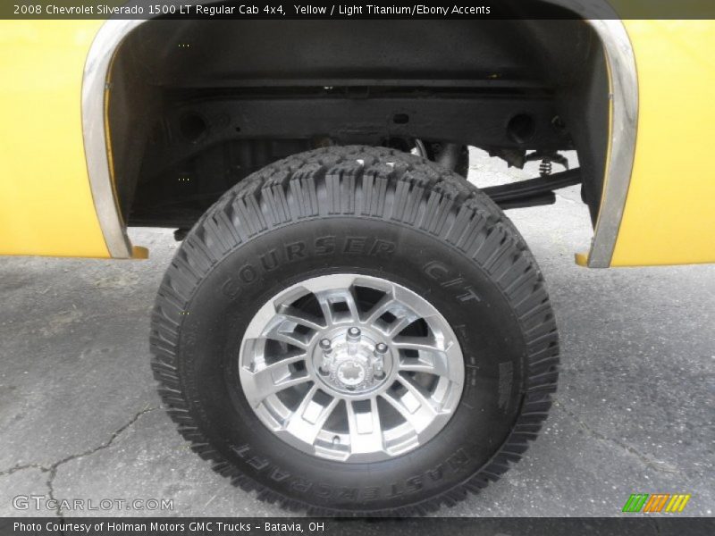 Yellow / Light Titanium/Ebony Accents 2008 Chevrolet Silverado 1500 LT Regular Cab 4x4