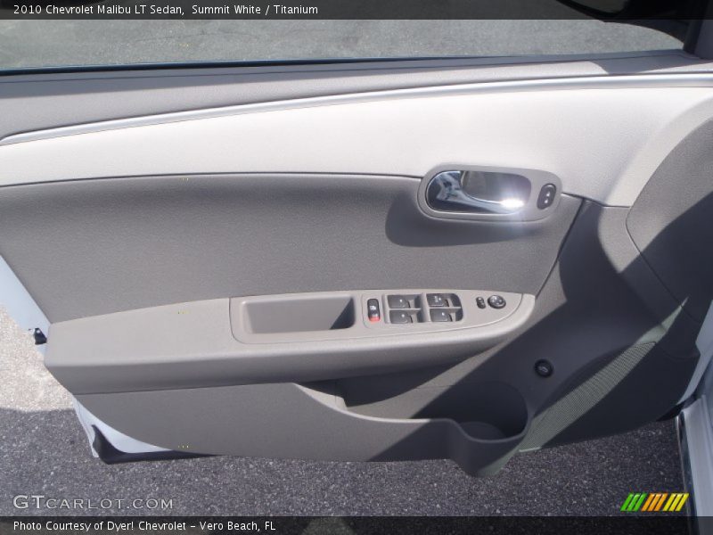 Summit White / Titanium 2010 Chevrolet Malibu LT Sedan