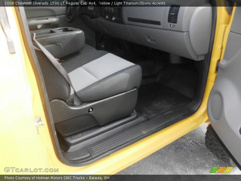Yellow / Light Titanium/Ebony Accents 2008 Chevrolet Silverado 1500 LT Regular Cab 4x4