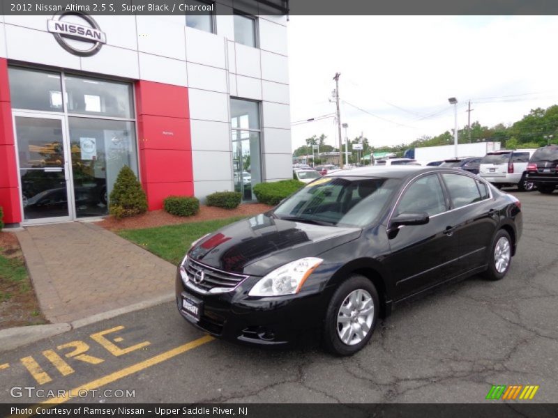 Super Black / Charcoal 2012 Nissan Altima 2.5 S
