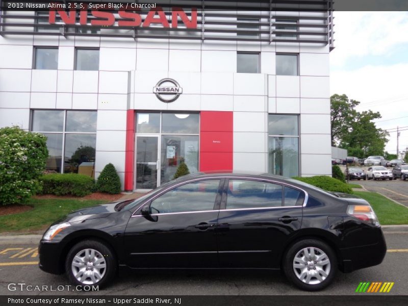 Super Black / Charcoal 2012 Nissan Altima 2.5 S