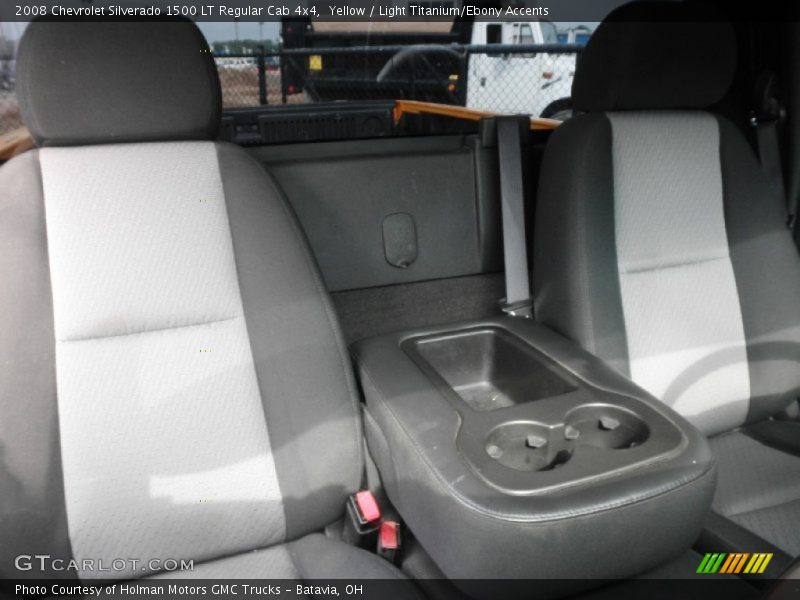 Yellow / Light Titanium/Ebony Accents 2008 Chevrolet Silverado 1500 LT Regular Cab 4x4