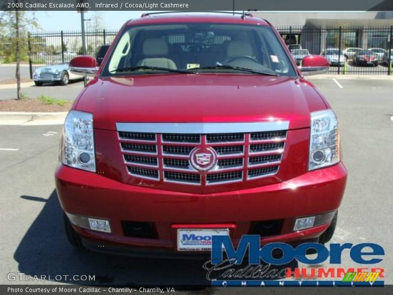 Infrared / Cocoa/Light Cashmere 2008 Cadillac Escalade AWD