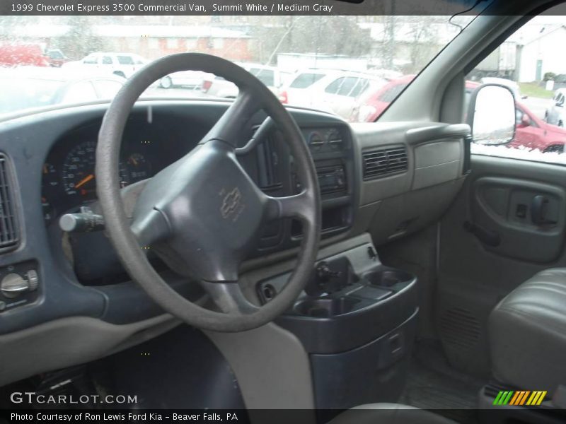 Summit White / Medium Gray 1999 Chevrolet Express 3500 Commercial Van