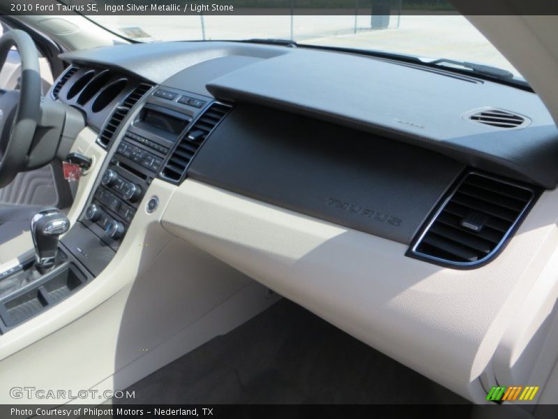 Ingot Silver Metallic / Light Stone 2010 Ford Taurus SE