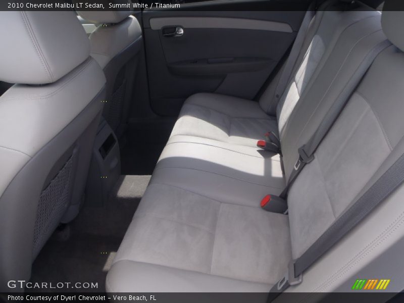 Summit White / Titanium 2010 Chevrolet Malibu LT Sedan