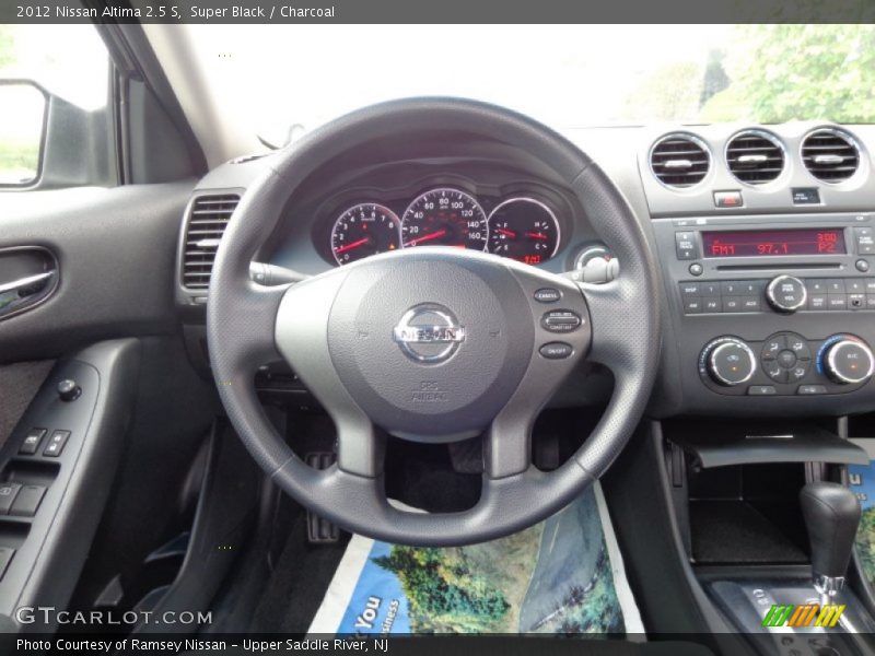 Super Black / Charcoal 2012 Nissan Altima 2.5 S