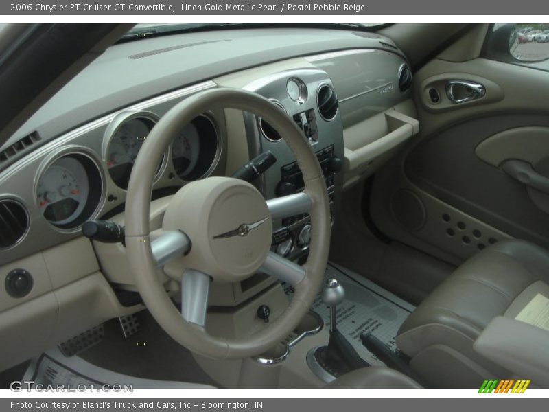 Linen Gold Metallic Pearl / Pastel Pebble Beige 2006 Chrysler PT Cruiser GT Convertible