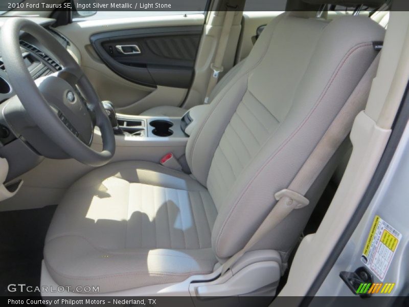 Ingot Silver Metallic / Light Stone 2010 Ford Taurus SE