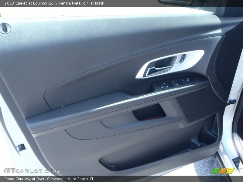 Silver Ice Metallic / Jet Black 2013 Chevrolet Equinox LS