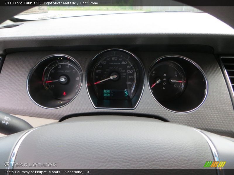 Ingot Silver Metallic / Light Stone 2010 Ford Taurus SE