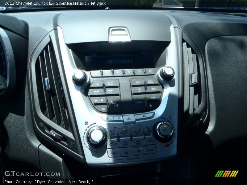 Silver Ice Metallic / Jet Black 2013 Chevrolet Equinox LS
