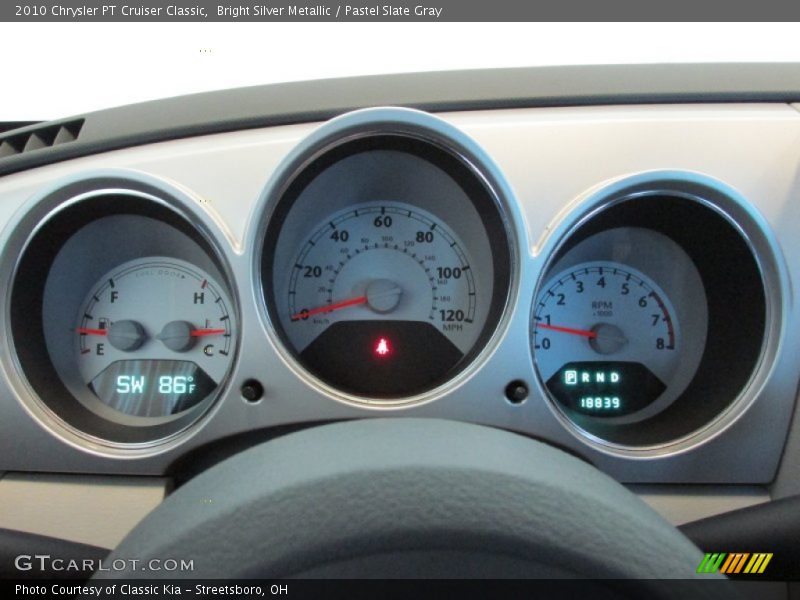 Bright Silver Metallic / Pastel Slate Gray 2010 Chrysler PT Cruiser Classic
