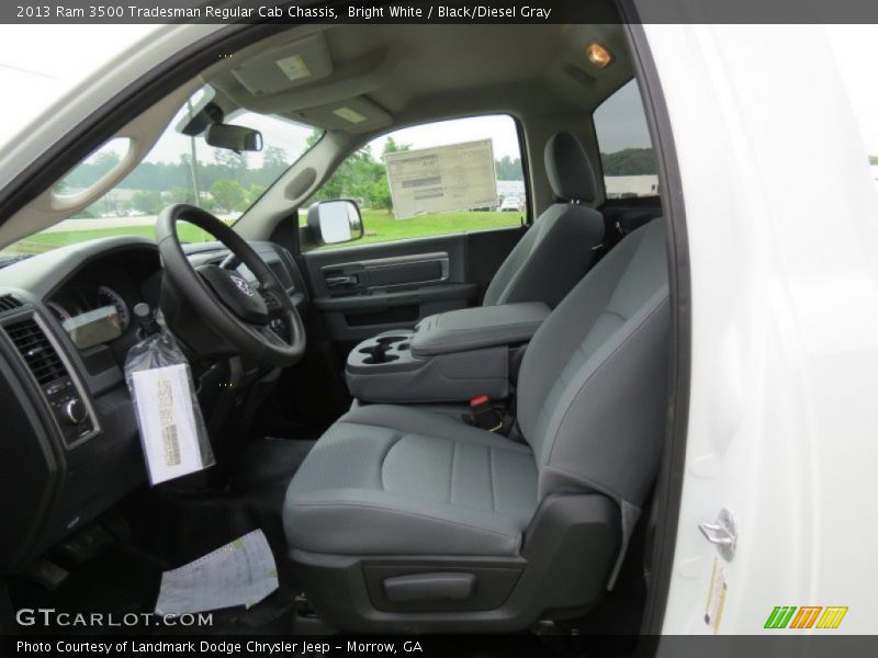  2013 3500 Tradesman Regular Cab Chassis Black/Diesel Gray Interior