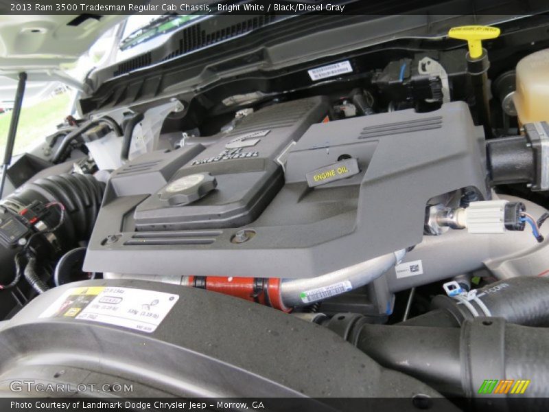  2013 3500 Tradesman Regular Cab Chassis Engine - 6.7 Liter OHV 24-Valve Cummins VGT Turbo-Diesel Inline 6 Cylinder