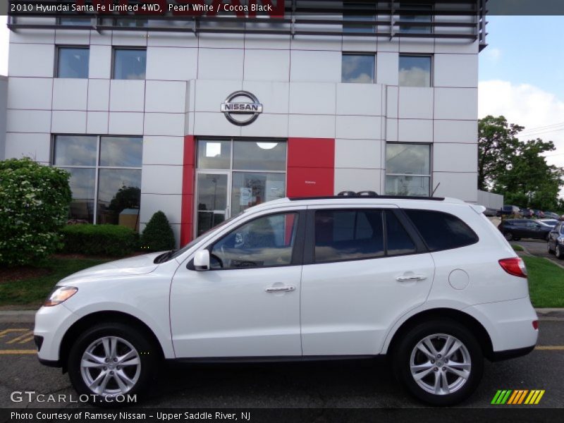  2010 Santa Fe Limited 4WD Pearl White