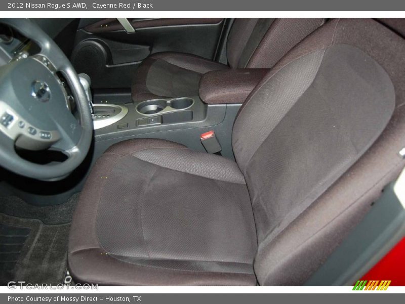 Cayenne Red / Black 2012 Nissan Rogue S AWD