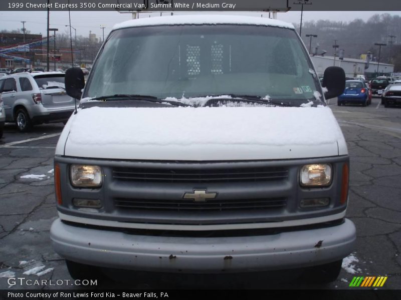 Summit White / Medium Gray 1999 Chevrolet Express 3500 Commercial Van