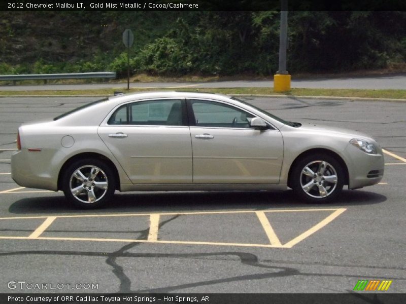 Gold Mist Metallic / Cocoa/Cashmere 2012 Chevrolet Malibu LT