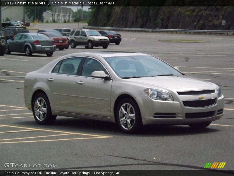 Gold Mist Metallic / Cocoa/Cashmere 2012 Chevrolet Malibu LT