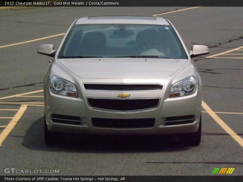 Gold Mist Metallic / Cocoa/Cashmere 2012 Chevrolet Malibu LT