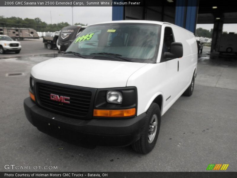 Summit White / Medium Pewter 2006 GMC Savana Van 2500 Extended Cargo