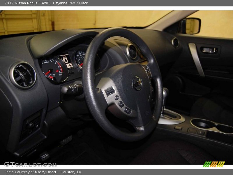 Cayenne Red / Black 2012 Nissan Rogue S AWD