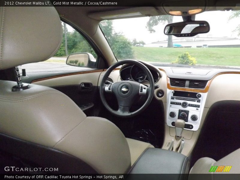 Gold Mist Metallic / Cocoa/Cashmere 2012 Chevrolet Malibu LT