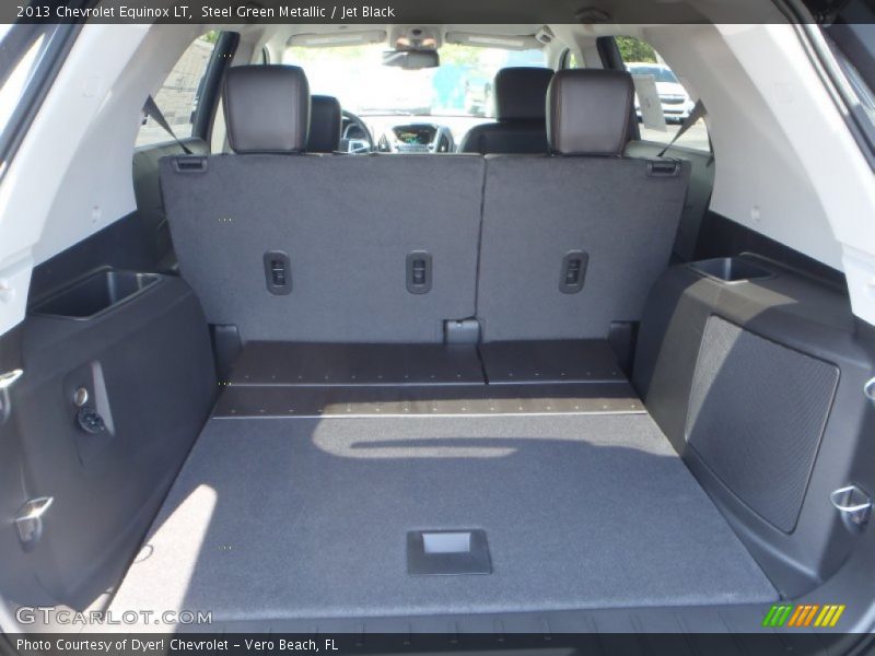 Steel Green Metallic / Jet Black 2013 Chevrolet Equinox LT