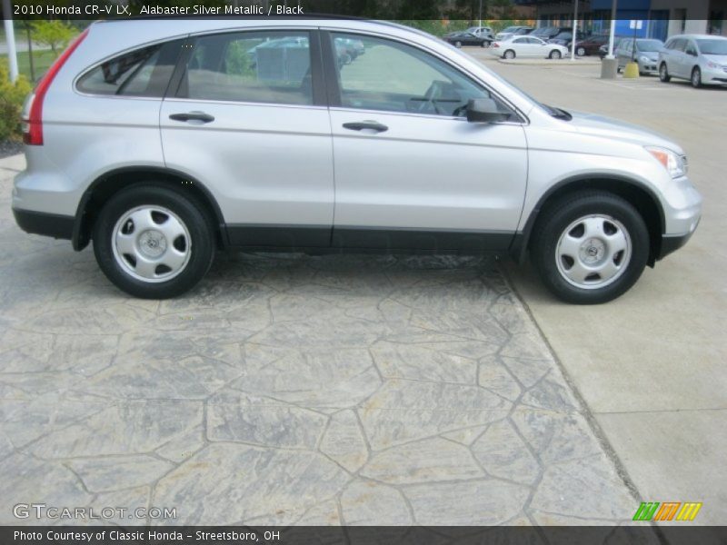 Alabaster Silver Metallic / Black 2010 Honda CR-V LX