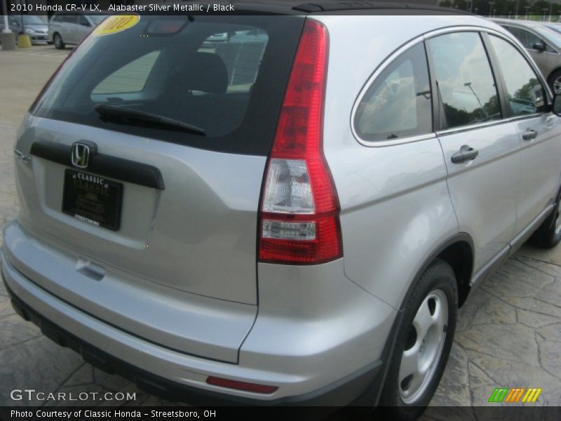 Alabaster Silver Metallic / Black 2010 Honda CR-V LX