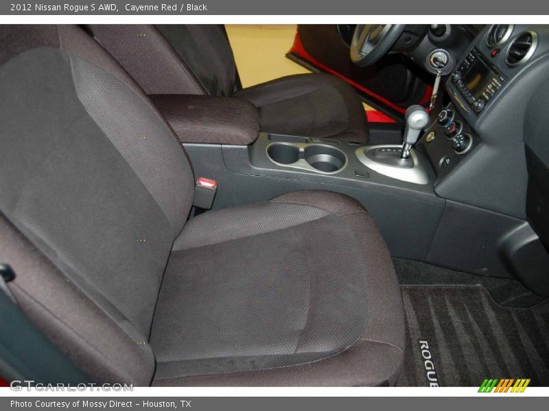 Cayenne Red / Black 2012 Nissan Rogue S AWD