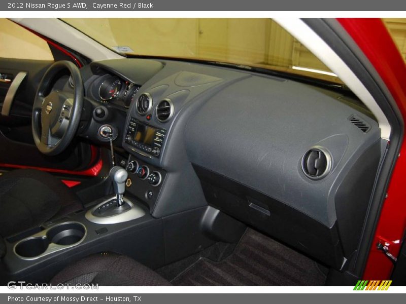 Cayenne Red / Black 2012 Nissan Rogue S AWD