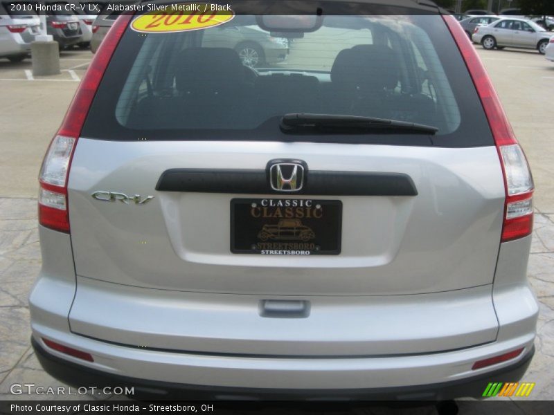 Alabaster Silver Metallic / Black 2010 Honda CR-V LX