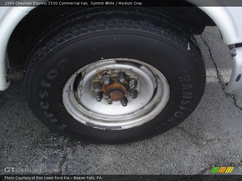 Summit White / Medium Gray 1999 Chevrolet Express 3500 Commercial Van