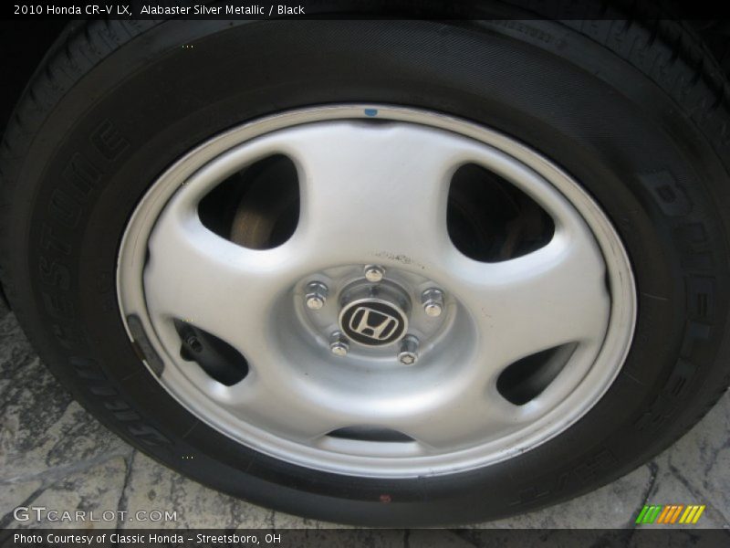 Alabaster Silver Metallic / Black 2010 Honda CR-V LX