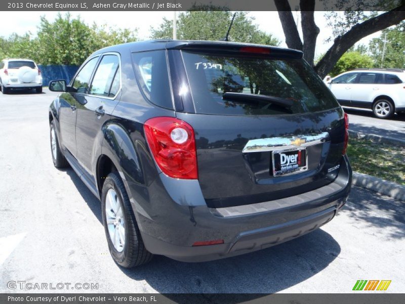 Ashen Gray Metallic / Jet Black 2013 Chevrolet Equinox LS