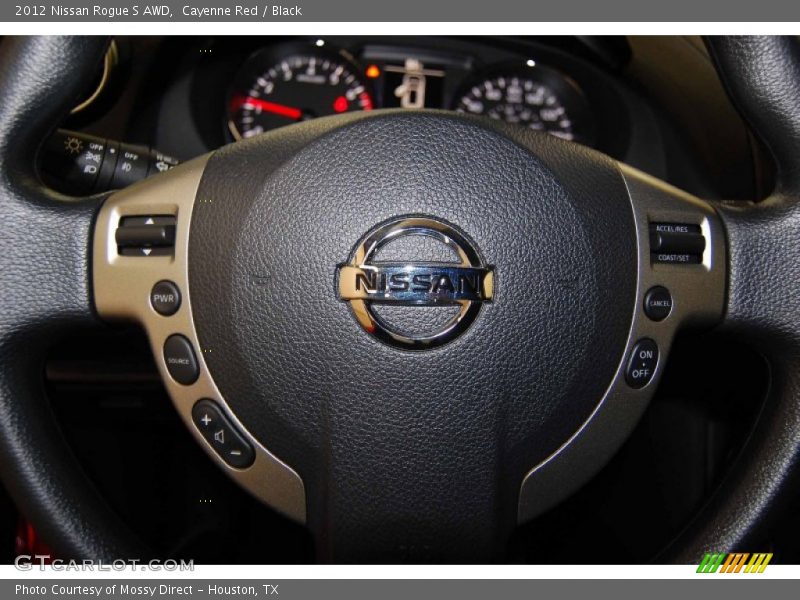 Cayenne Red / Black 2012 Nissan Rogue S AWD